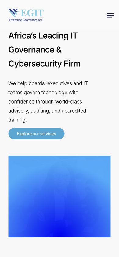Actual EGIT mobile interface